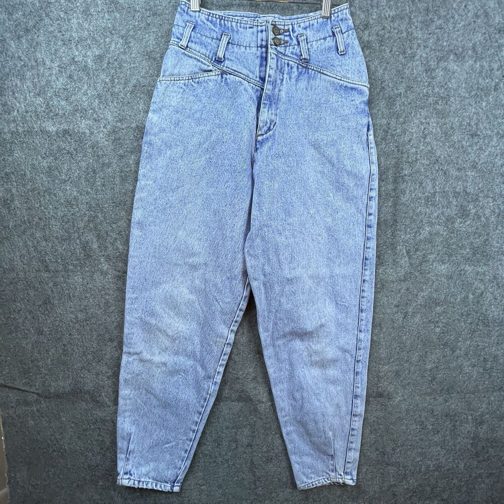 Vintage Rio Jeans Womens 7/8 Mom‎ Taper Baggy 80s 90s